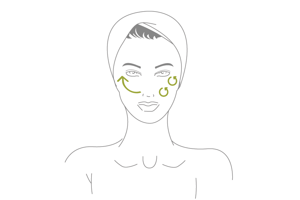 Cheek Shape Up Micro Move area illustration with Sculpta by Déesse PRO