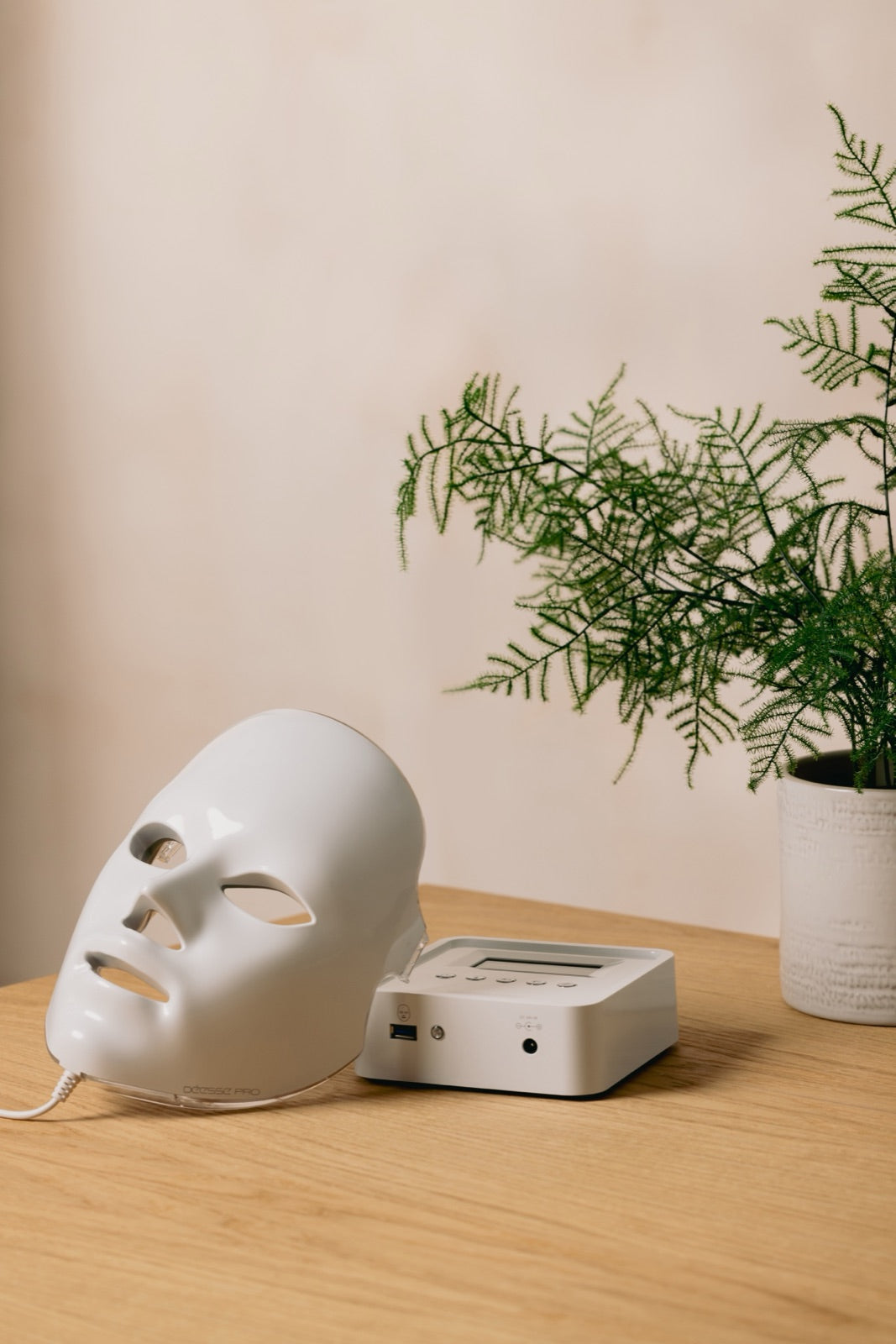 The PRO mask and controller at home